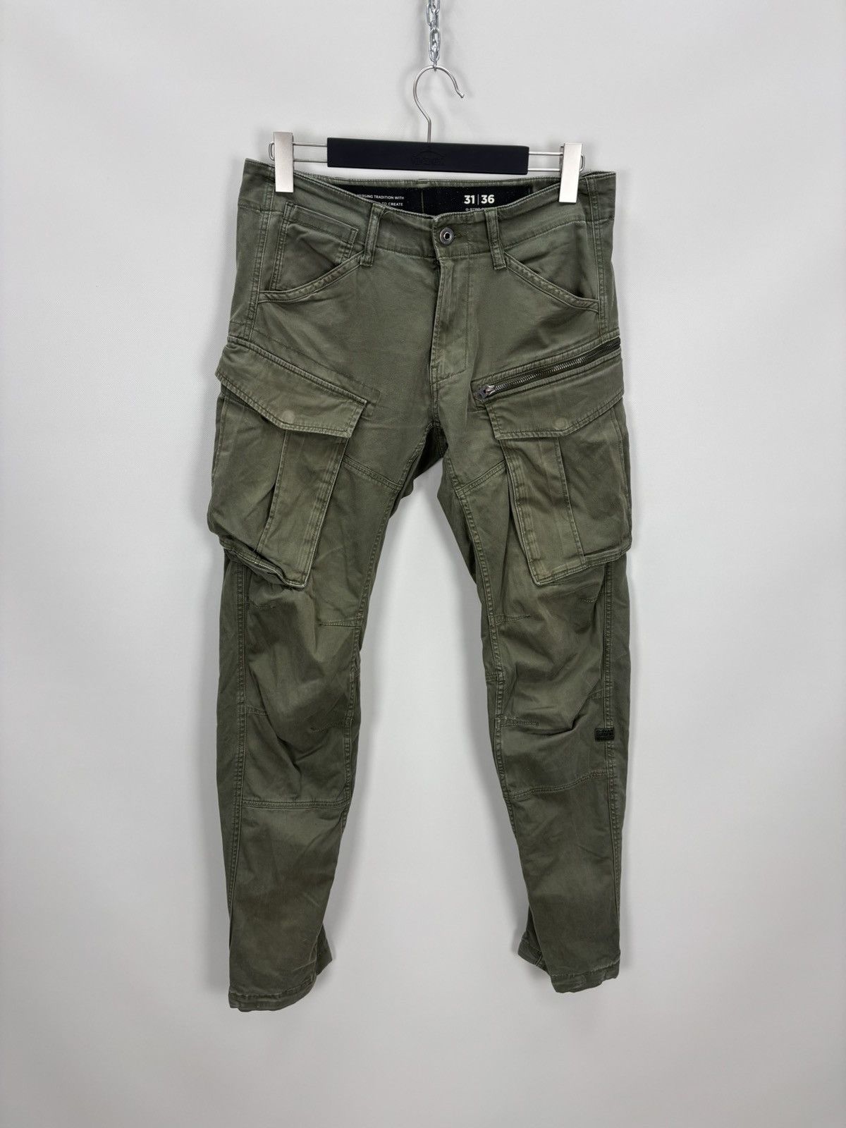 G-Star Mens cargo pants G Star Raw Size 31 Color Khaki/Brown Size US 31 - 1 Thumbnail