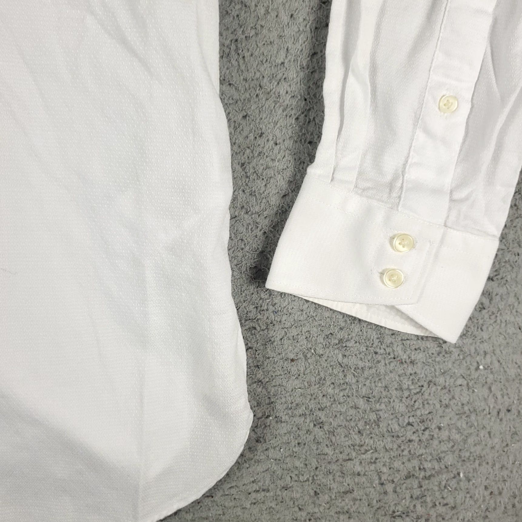 Ted Baker VINTAGE Ted Baker London Dress Shirt Mens Size 16 Long Sleeve White Business Formal Casual Wedding Size 42R - 5 Thumbnail