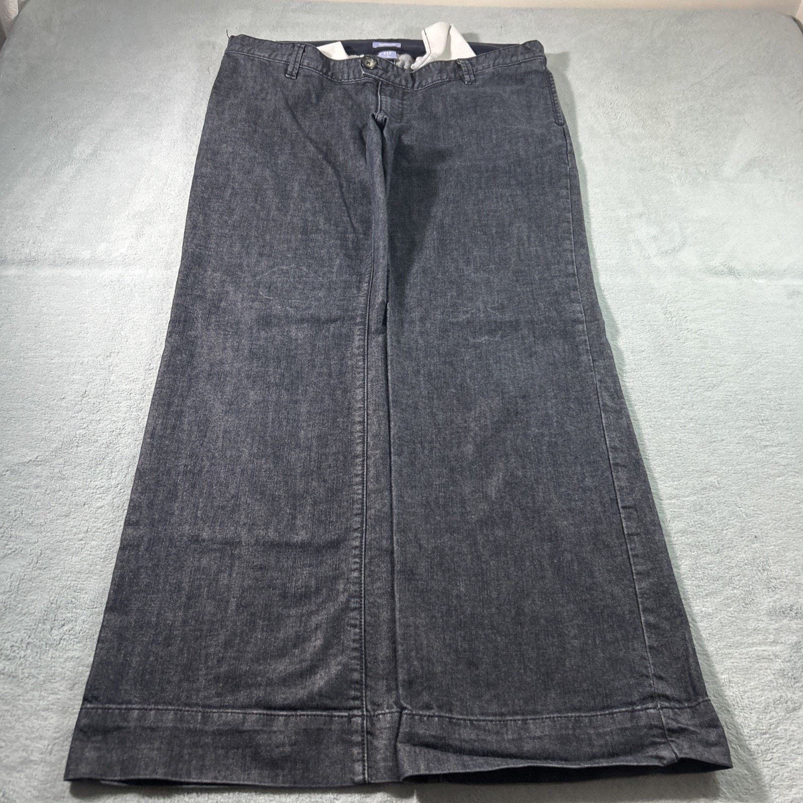 Gap Beyond Baggy Bell Bottom Jean 8 38x31 Dojo Flare Hamilton Size 30" / US 8 / IT 44 - 5 Thumbnail