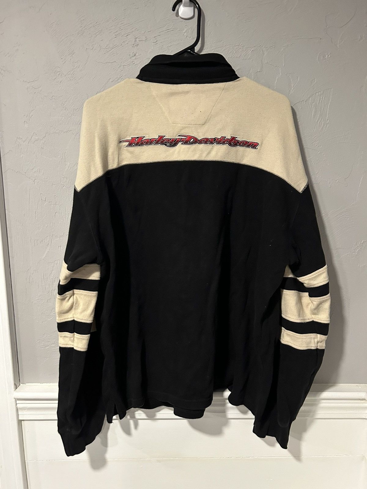 Harley Davidson Vintage Harley Davidson Heavy Collar Sweater Baggy Oversize Size US L / EU 52-54 / 3 - 5 Thumbnail