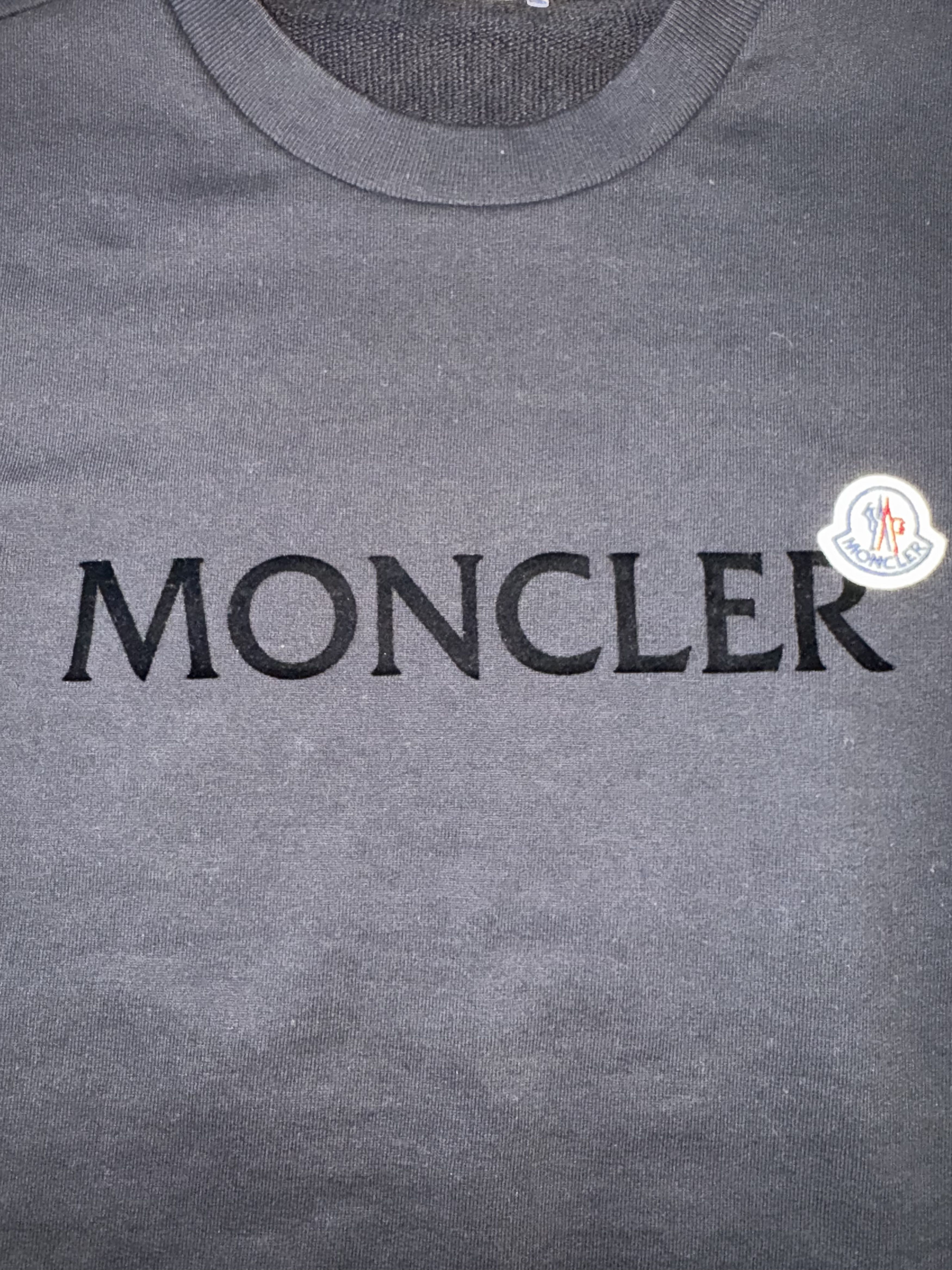 Moncler Moncler Logo Long Sleeve T-shirt Size US XL / EU 56 / 4 - 2 Thumbnail