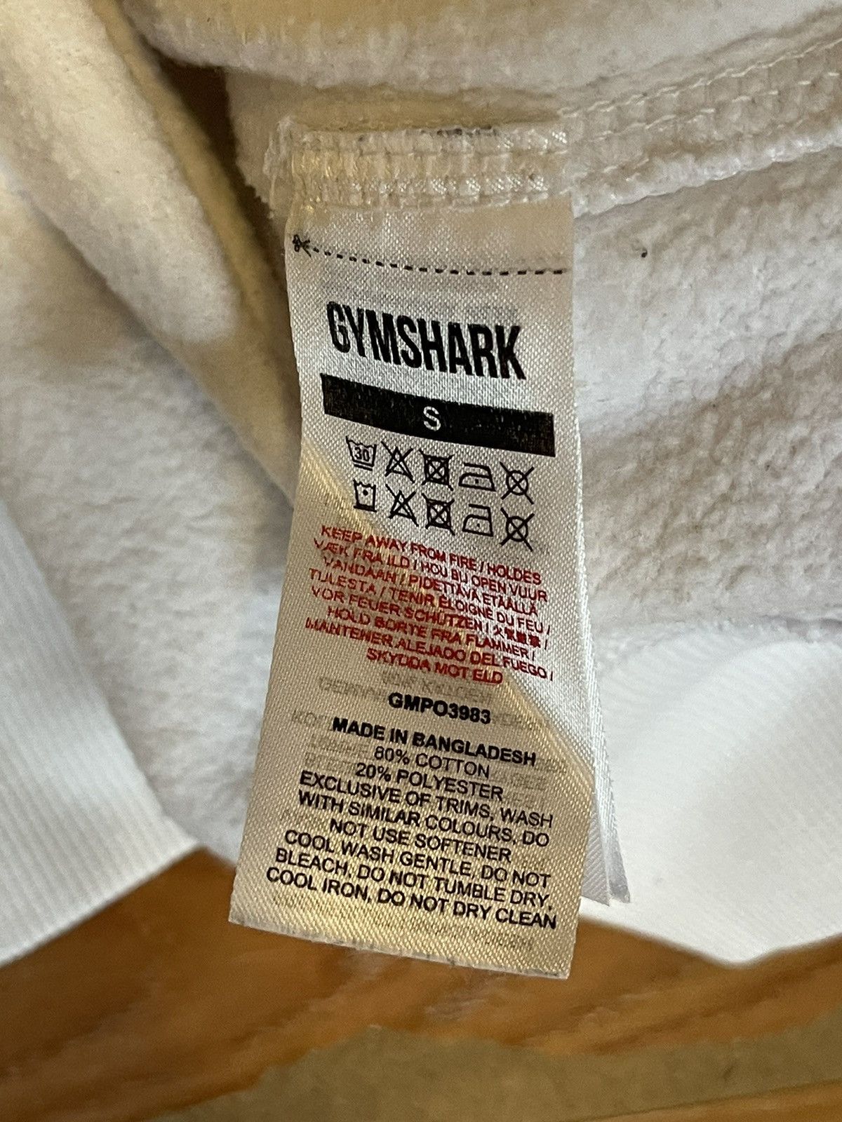 Gymshark White Gymshark Pullover⚪️🦈 Size US S / EU 44-46 / 1 - 3 Thumbnail