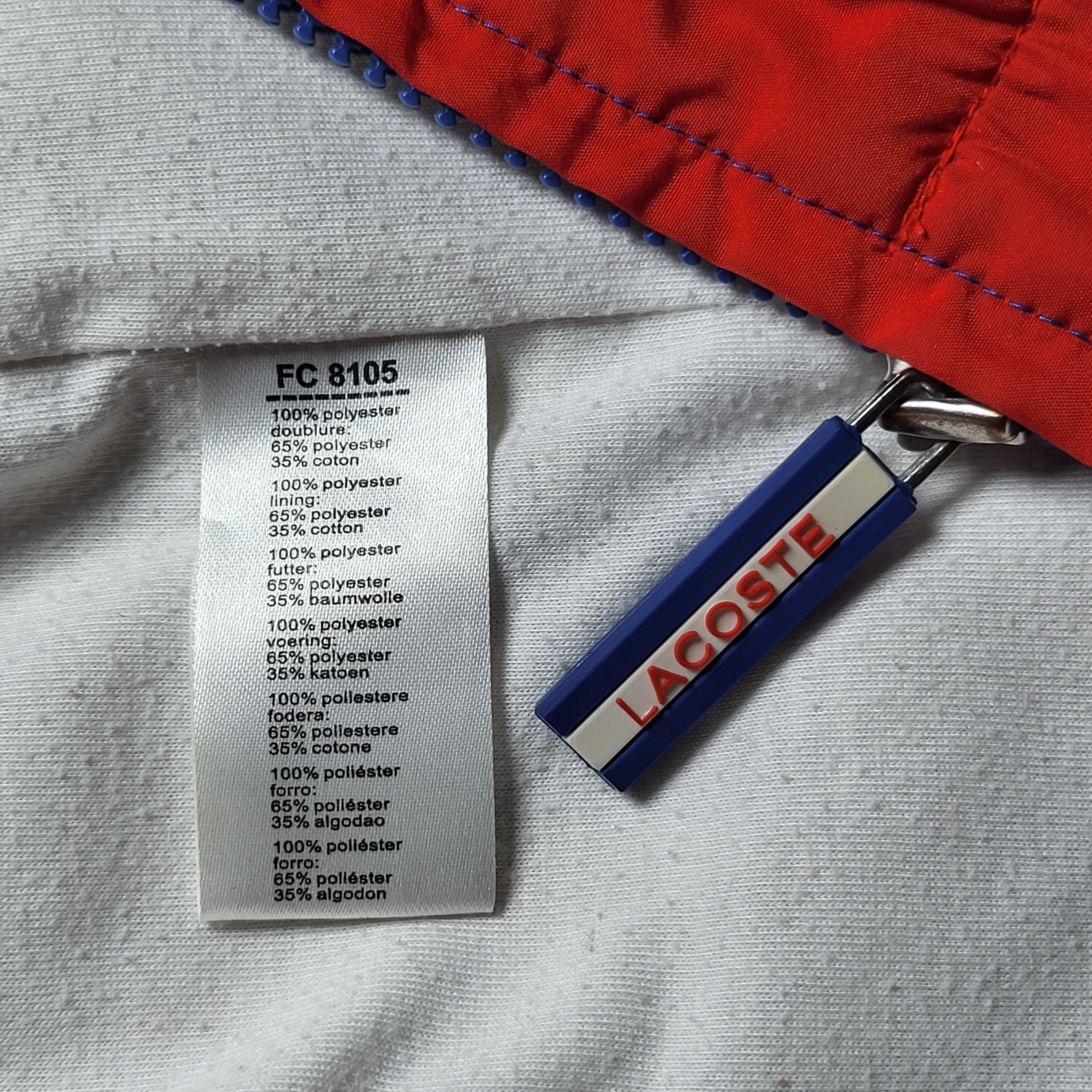 Lacoste Vintage Lacoste track jacket.Rare.SizeS but fit M. Size US S / EU 44-46 / 1 - 8 Thumbnail