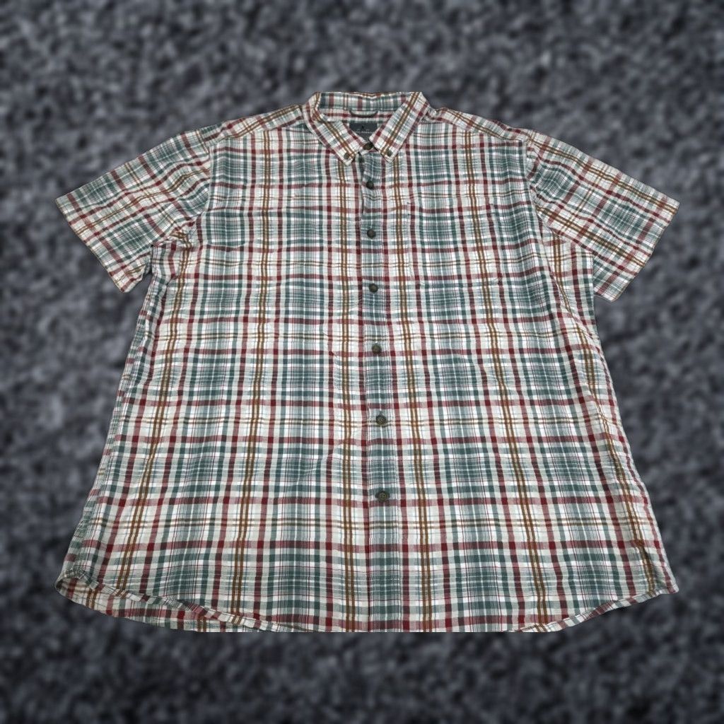 Royal Robbins VINTAGE Royal Robbins Mens Short Sleeve Button Up Plaid Shirt XXL Size US XXL / EU 58 / 5 - 1 Thumbnail