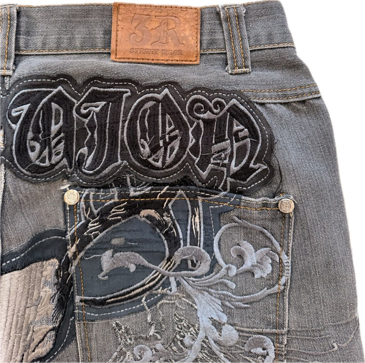 Other Baggy ‘Oblivion’ Embroidery Jeans Size US 38 / EU 54 - 3 Thumbnail