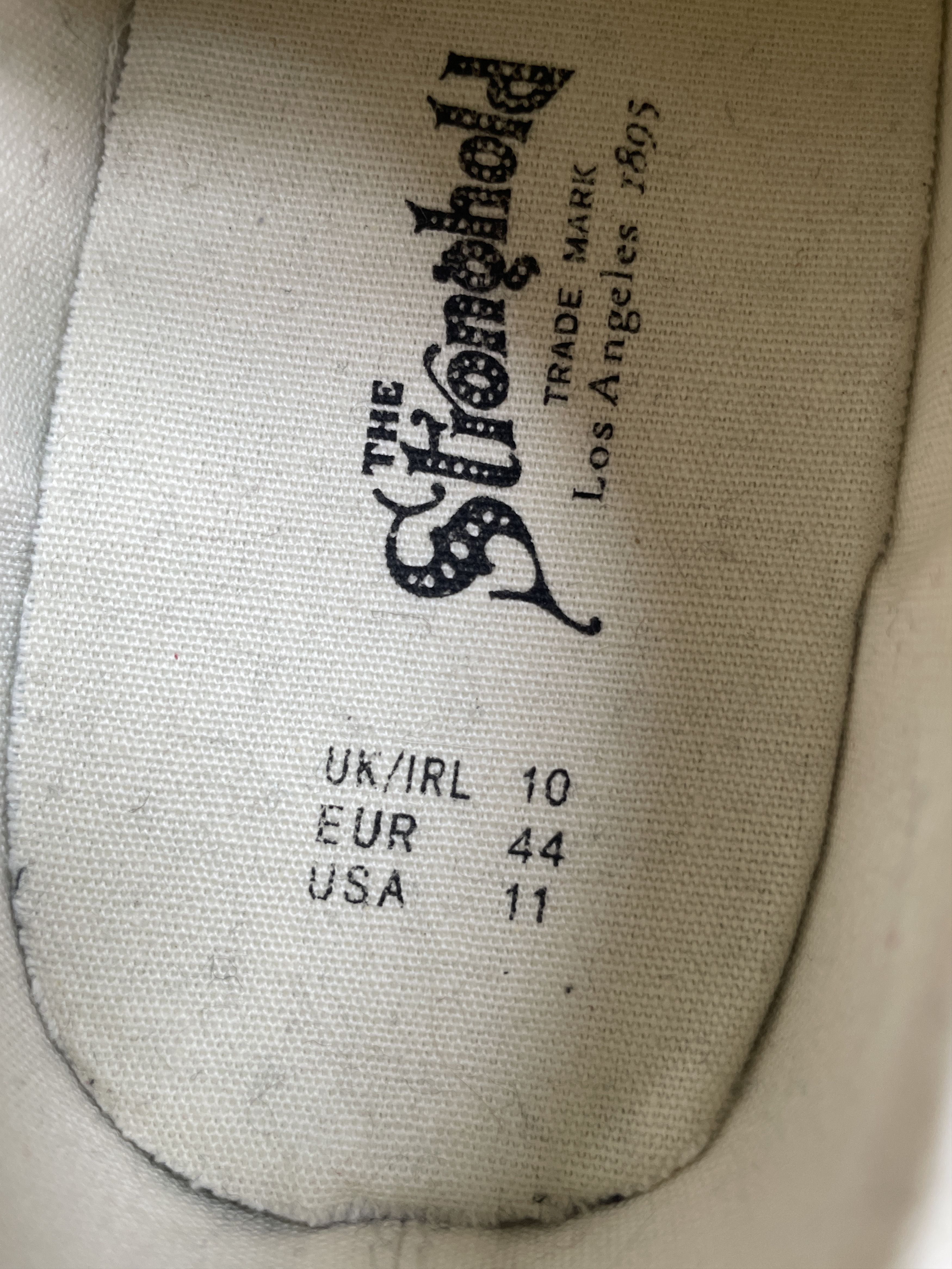 The Stronghold The Stronghold SS 22 White Canvas Trainers Size US 11 / EU 44 - 10 Thumbnail
