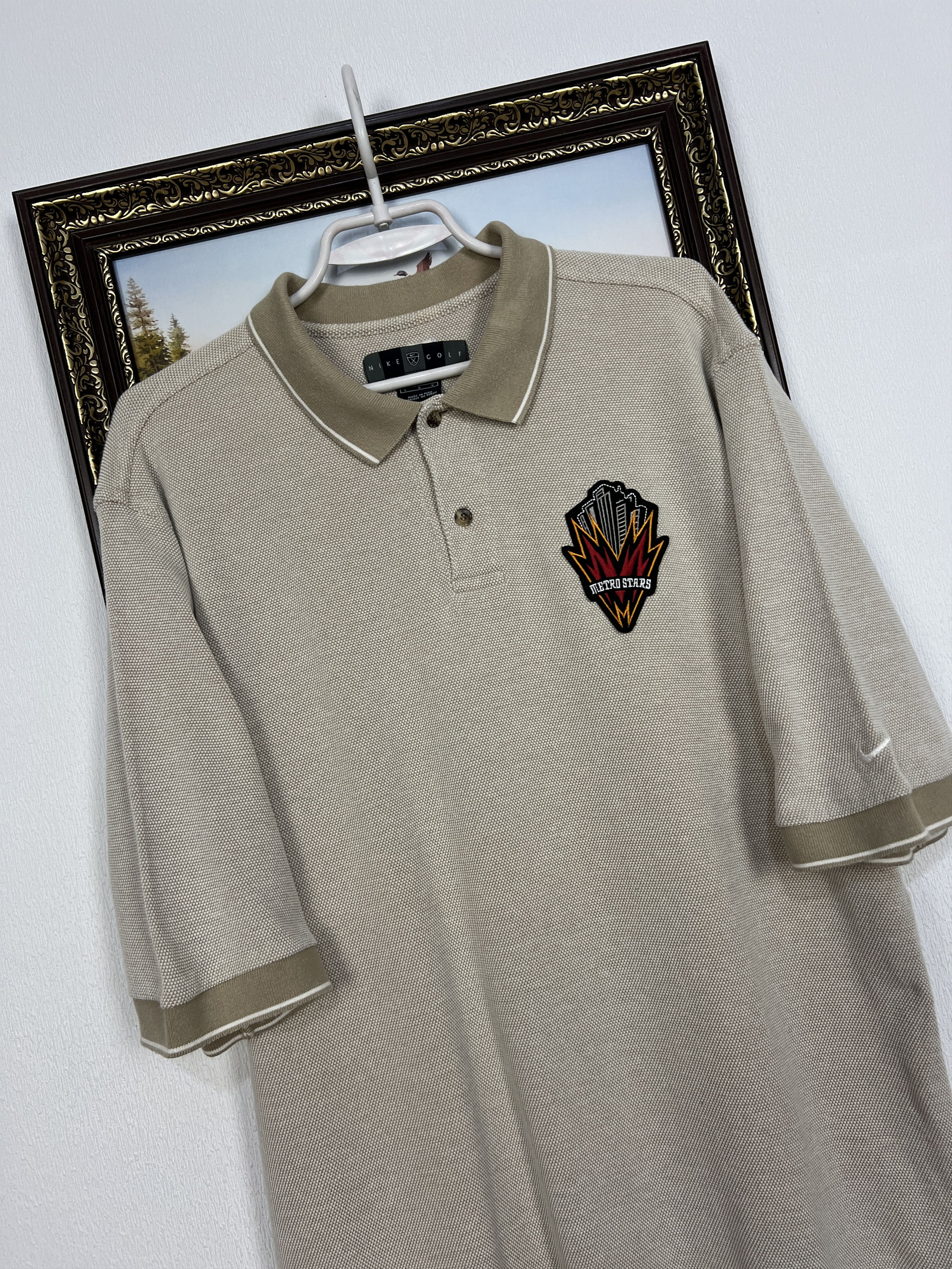 Nike Vintage New York Red Bull Metrostars Football Polo Shirt Size US L / EU 52-54 / 3 - 3 Thumbnail