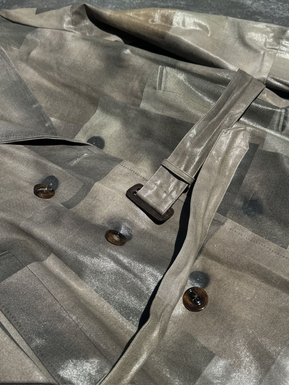 Maison Margiela Maison Margiela Trompe-l'œil Trench Coat Size US L / EU 52-54 / 3 - 3 Thumbnail