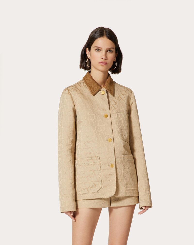 Valentino o1y0226 Jacket in Beige Size XS / US 0-2 / IT 36-38 - 3 Thumbnail