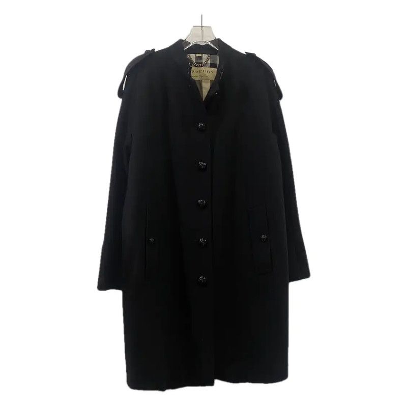 Burberry Burberry Black Wool Ladies Coat Size L / US 10 / IT 46 - 1 Thumbnail