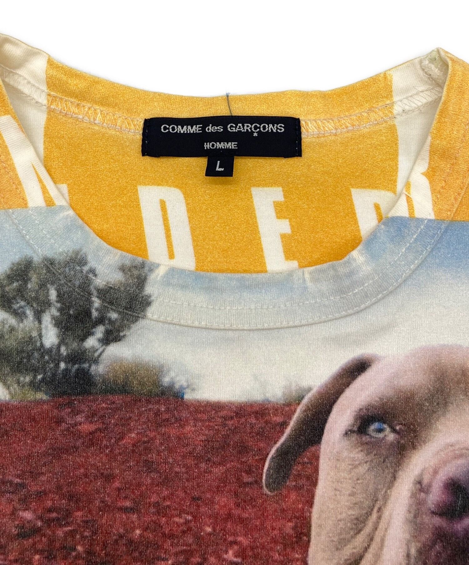 Comme des Garcons Homme 2019 Dog T-Shirt Size US L / EU 52-54 / 3 - 3 Thumbnail