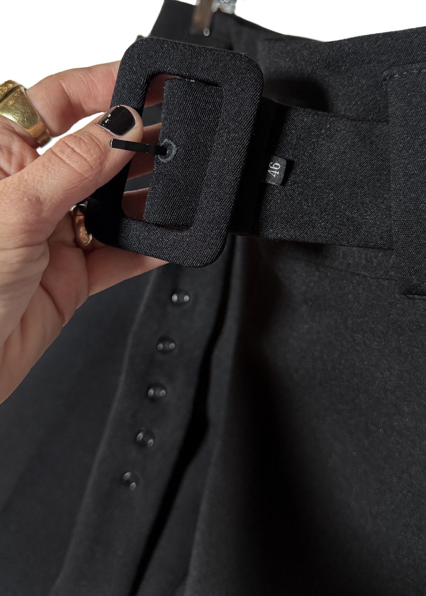 Prada Prada 2018 Black Belted Trousers Size 32" / US 10 / IT 46 - 4 Thumbnail