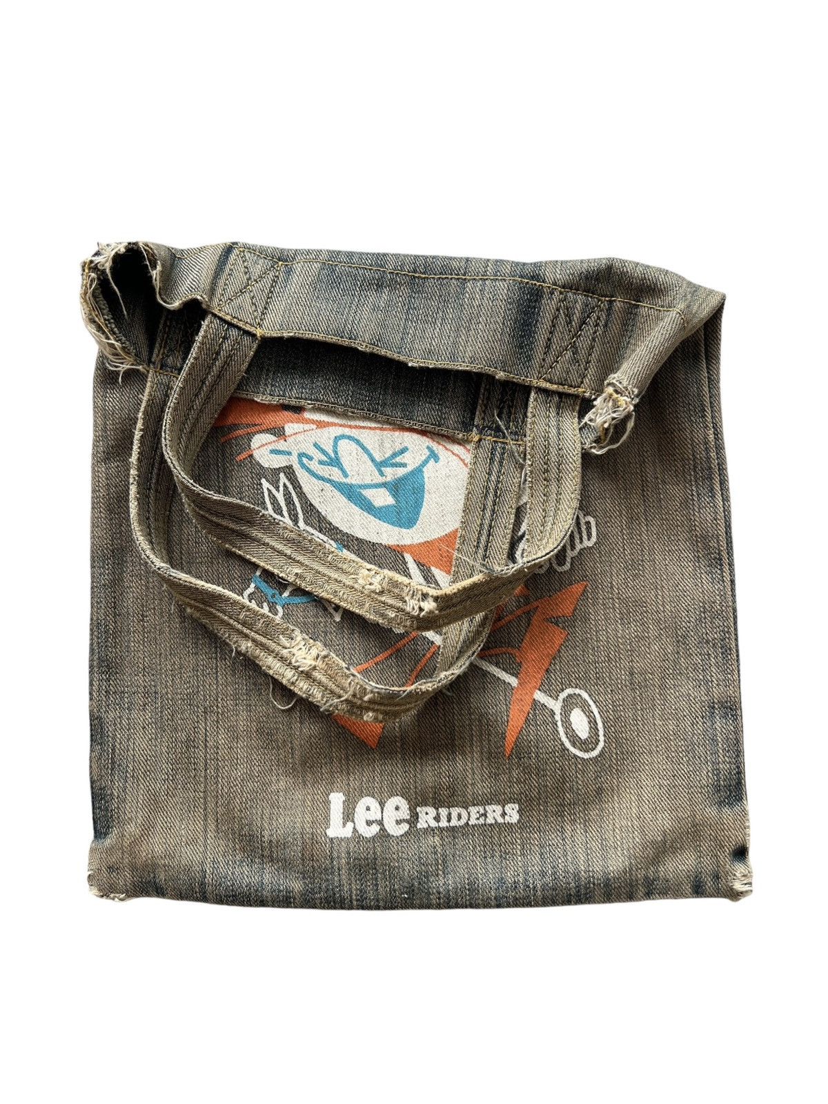 Lee × Vintage Vintage Lee Riser Mudwash Distressed Denim Bag Size ONE SIZE - 4 Thumbnail