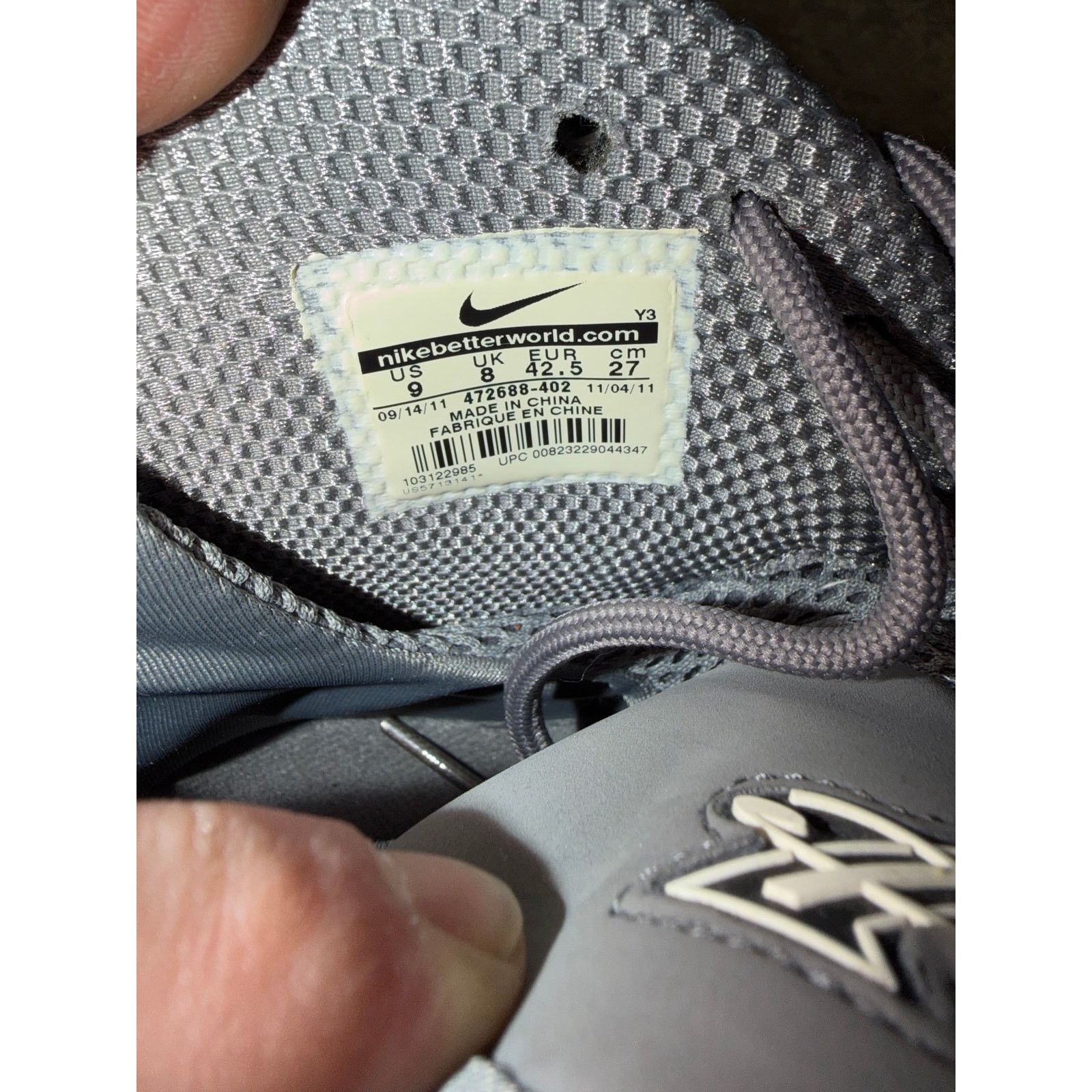 Nike Nike 2011 Zoom Rookie “Dynamic Blue” Size 9 Men’s Sneakers Size US 9 / IT 39 - 7 Thumbnail
