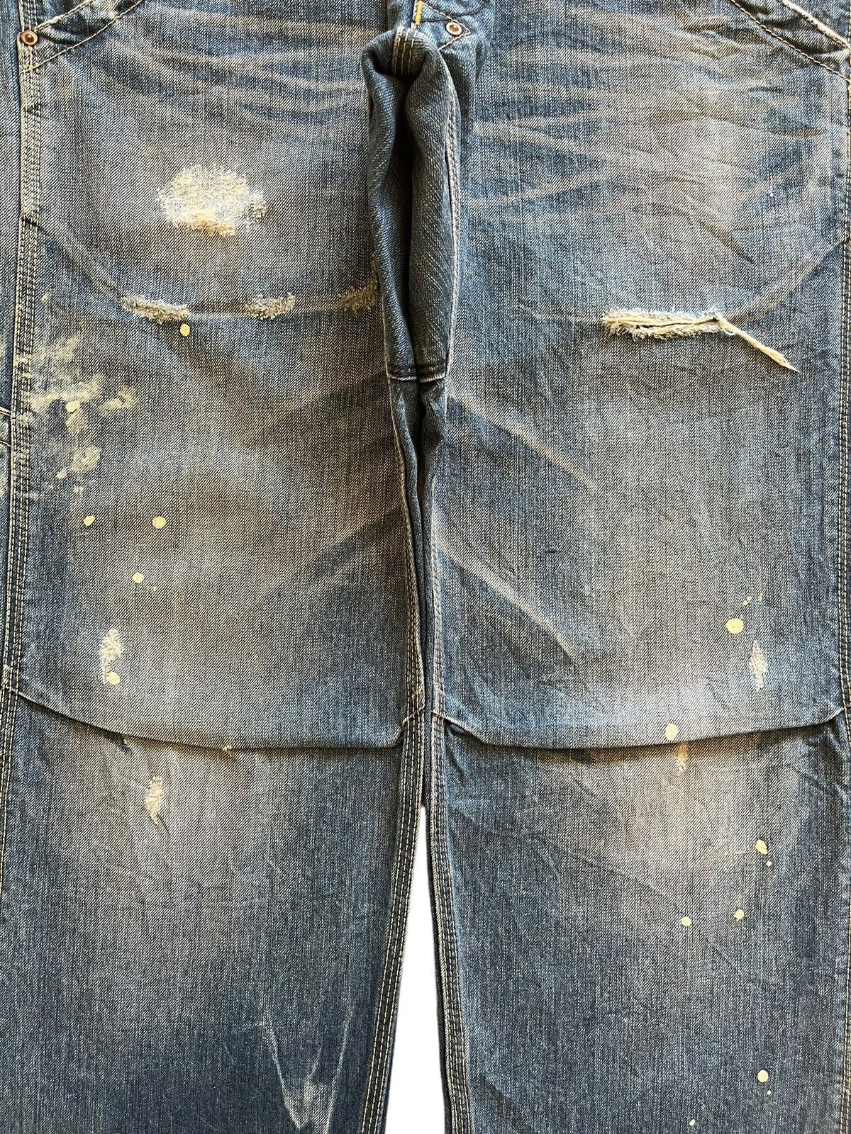 Japanese Brand Vintage Japanese Brand Acid Wash Carpenter Baggy Jeans Size US 34 / EU 50 - 6 Thumbnail