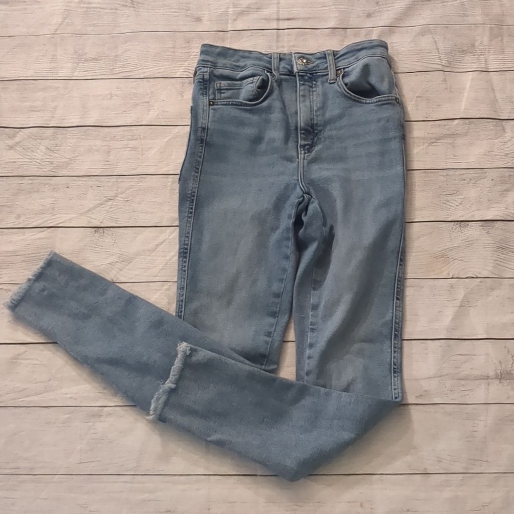 Free People Free people ankle fringe skinny jeans size 27 Size 27" / US 4 / IT 40 - 1 Thumbnail
