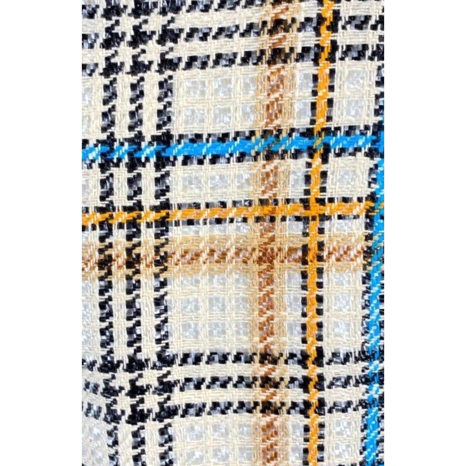MSGM MSGM Milano Women Pants Beige Multicolor Plaid Stripe Dress Pants 42 US 14 Mens, Womens Size 28" / US 6 / IT 42 - 3 Thumbnail