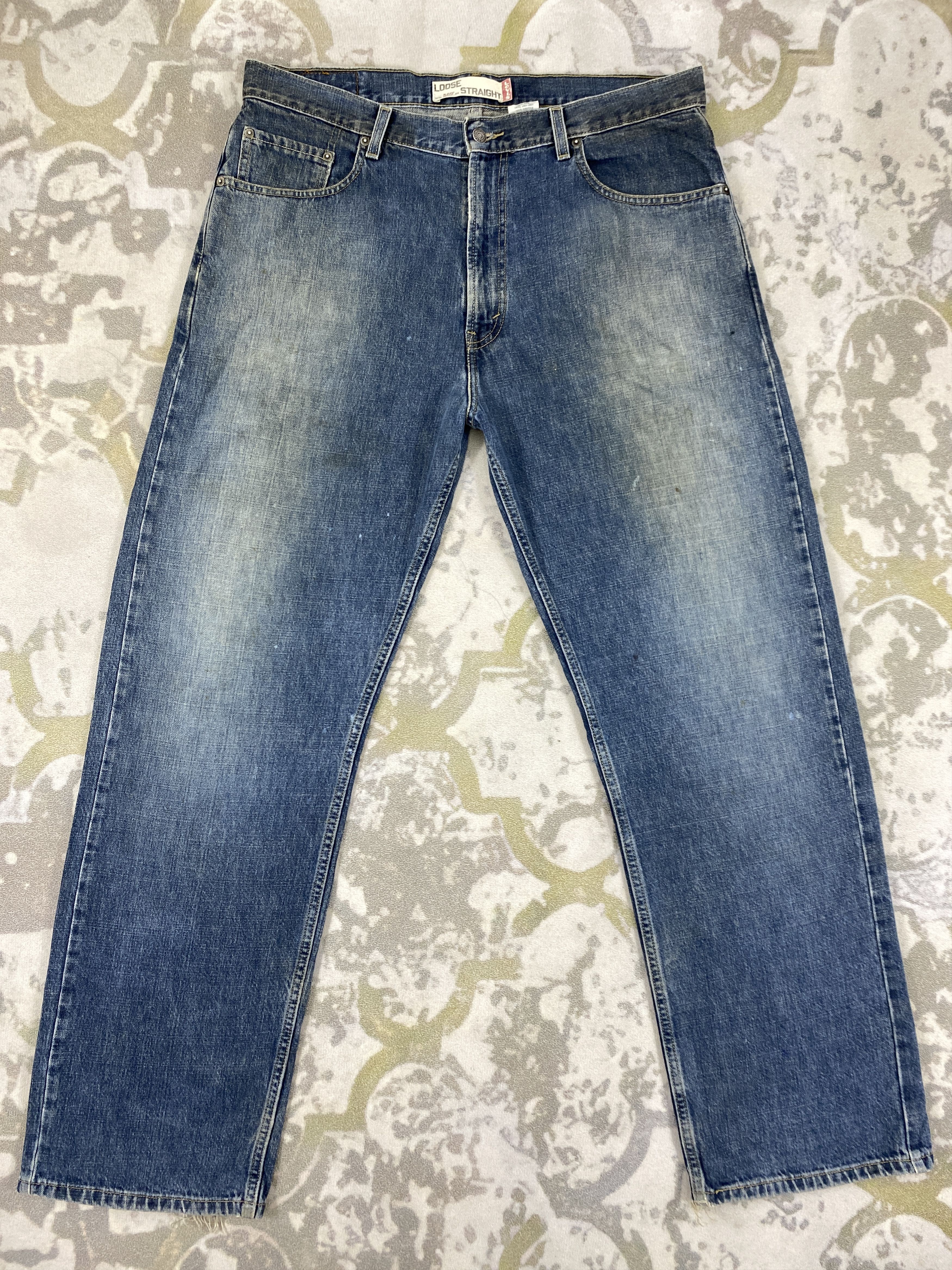 Levi's Vintage Levi's 569 Loose Straight Denim 39 x 33.5 -JN705 Size US 39 - 1 Thumbnail