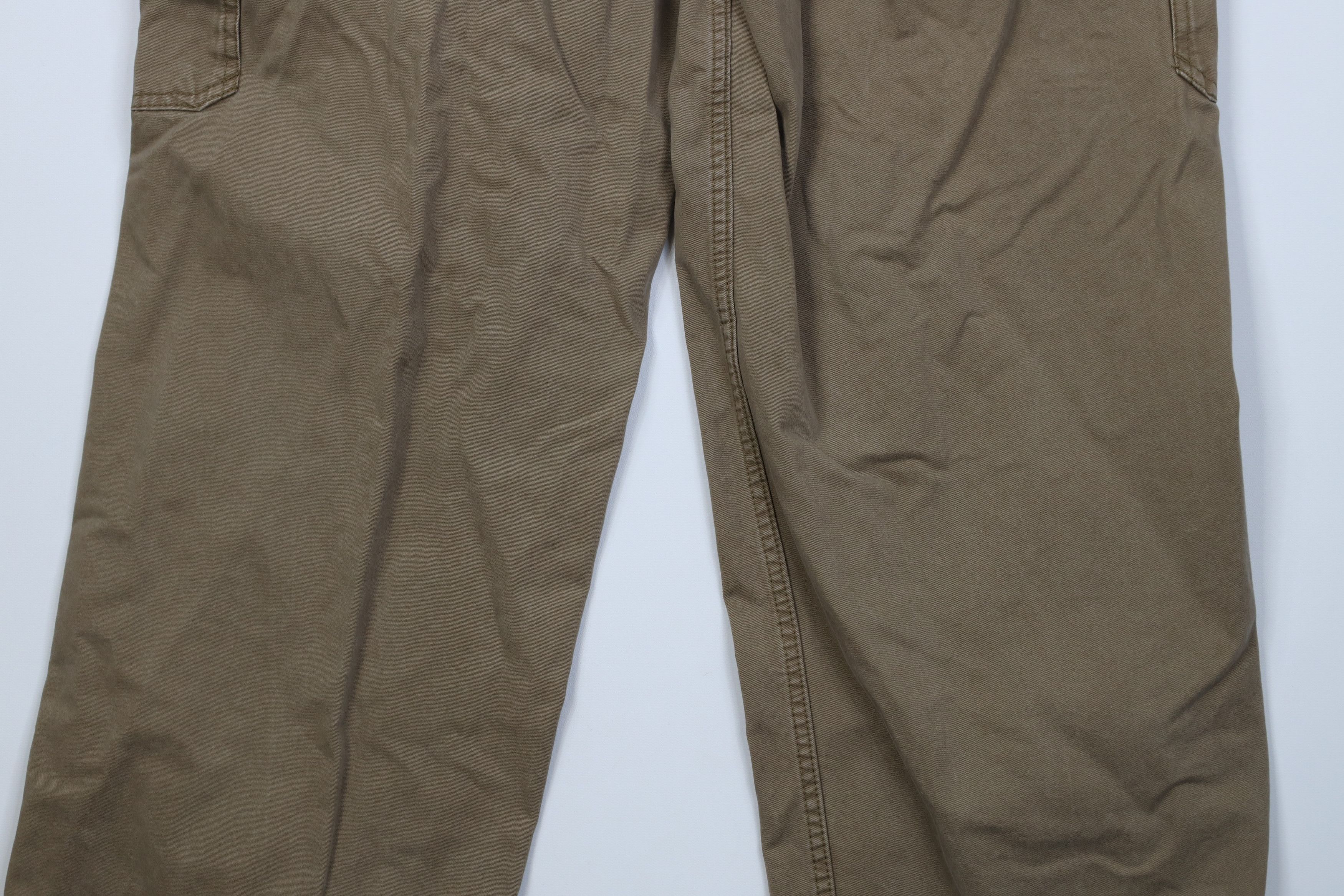Gap Vintage 90s Y2K Gap Heavyweight Wide Leg Cargo Pants Brown Size US 34 / EU 50 - 11 Thumbnail