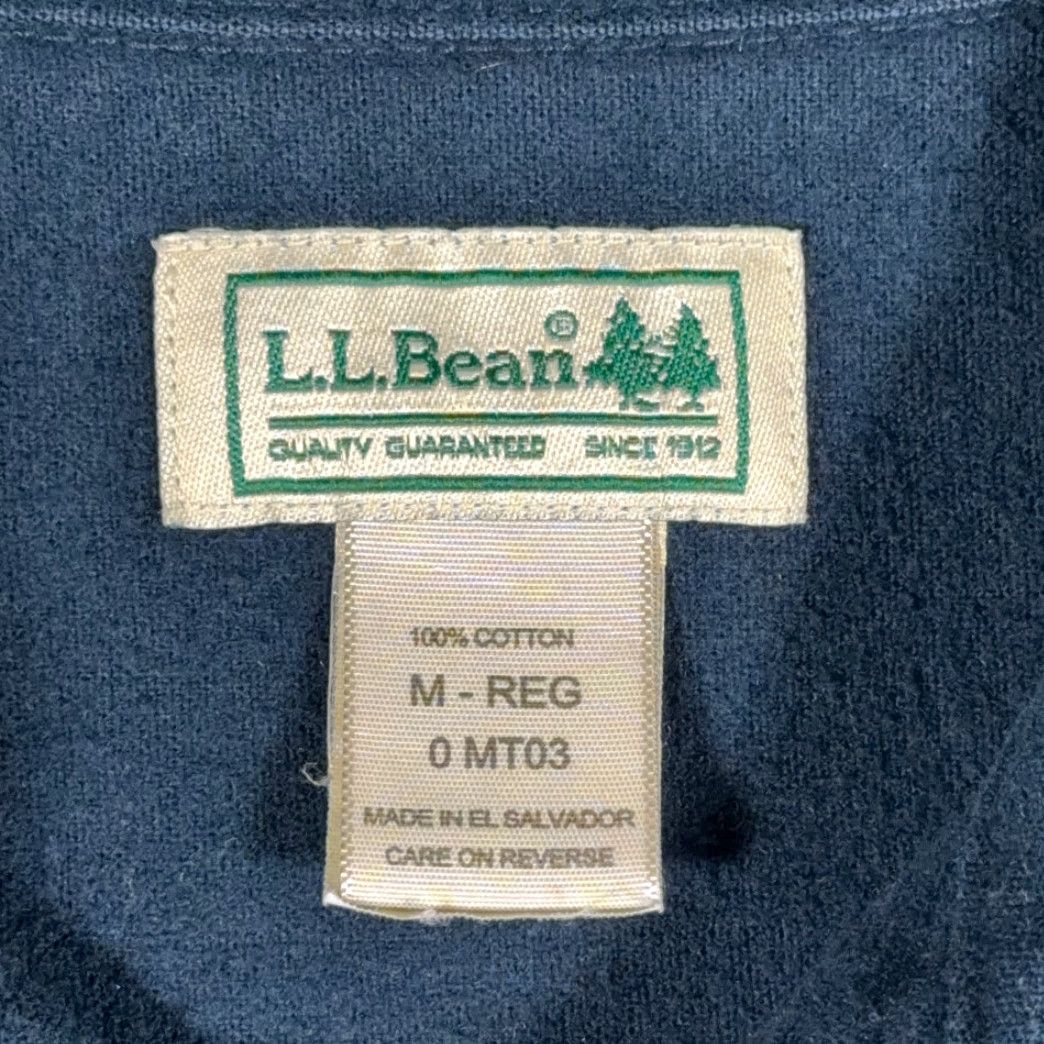 Vintage VINTAGE L.L.Bean Shirt Adult MEDIUM Blue Chamois Flannel Outdoor Heritage 90s Y2K Button-Up Mens - Chest 22, Length 30 Size US M / EU 48-50 / 2 - 4 Thumbnail