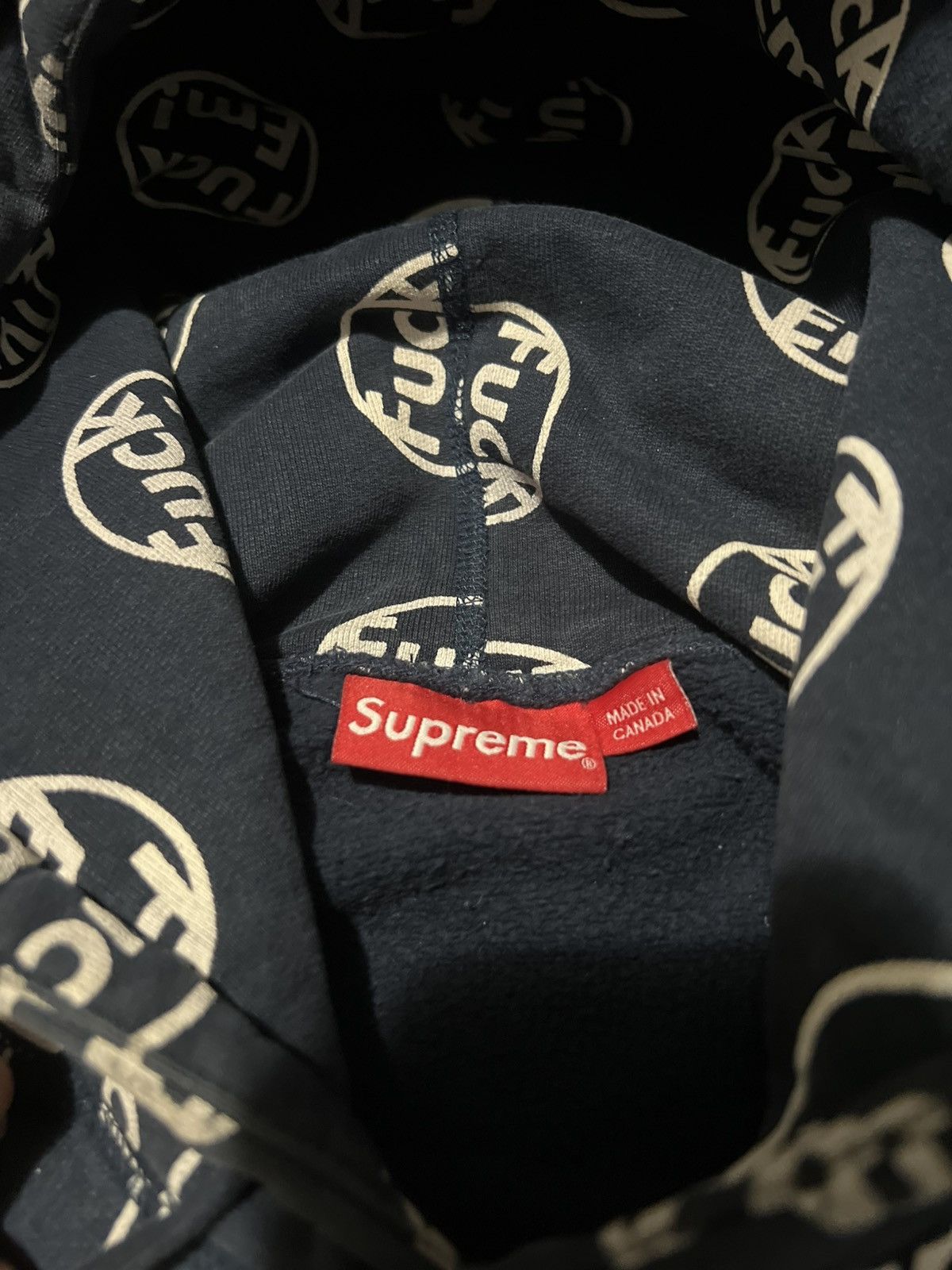 Supreme Supreme Fxck Em! Hoodie Fw14 Size US M / EU 48-50 / 2 - 5 Thumbnail