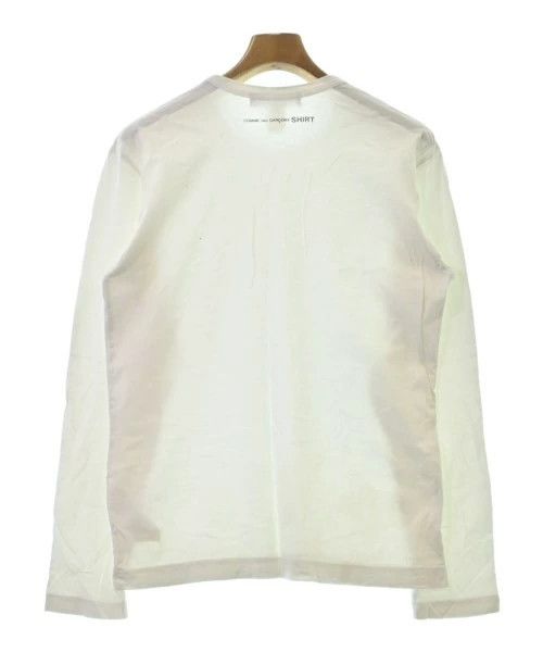 Comme des Garcons SHIRT T-Shirts Cotton Crewneck Long Sleeve Plain White Size US M / EU 48-50 / 2 - 2 Thumbnail