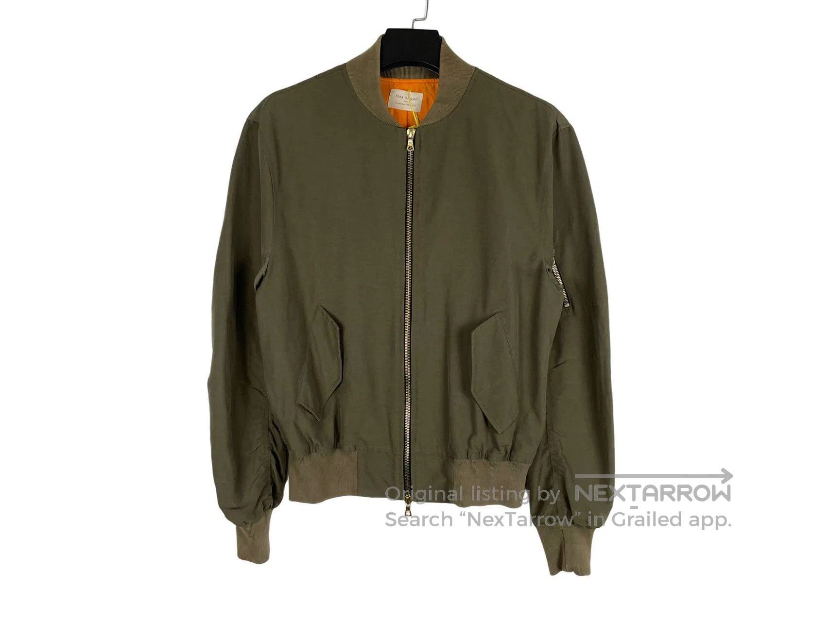 Fear of God FEAR OF GOD Main Line Limited Gold Zipper Bomber Jacket Size US L / EU 52-54 / 3 - 1 Thumbnail
