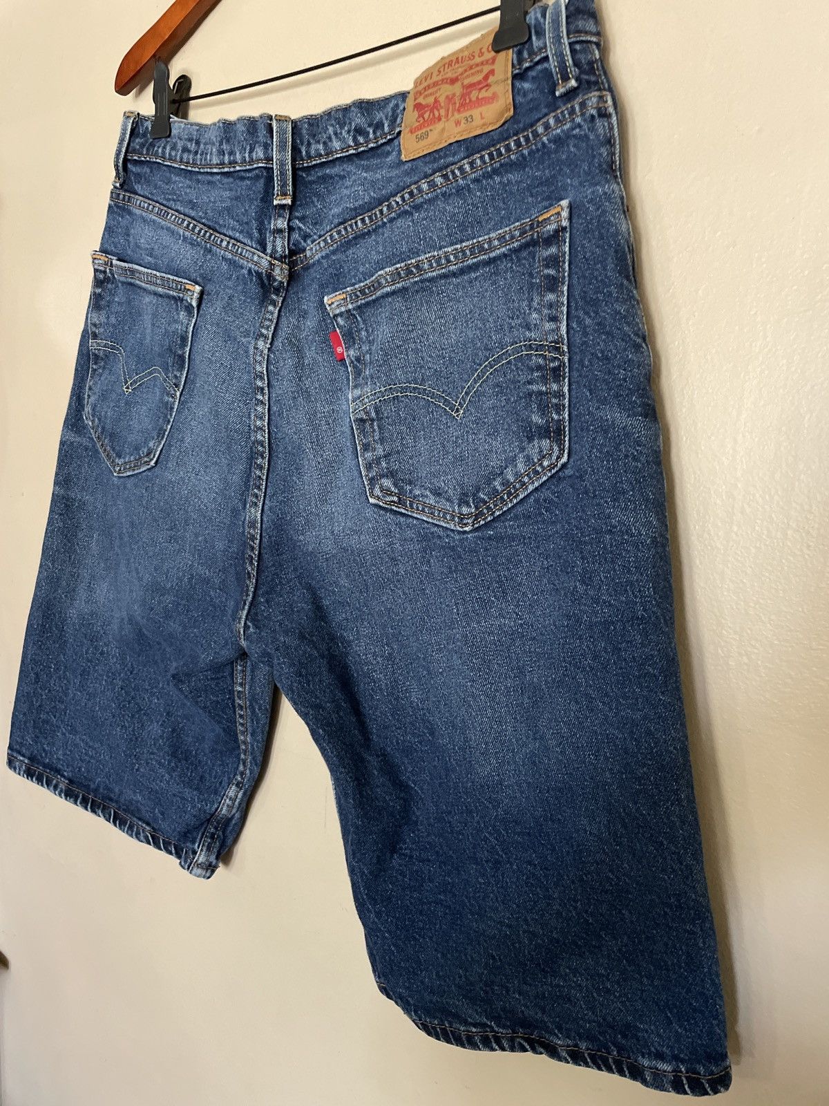 Levi's × Levi's Vintage Clothing Levis 569 Jean Shorts Mens 33 Denim Jorts Classic Fit cotton Size US 33 - 7 Thumbnail