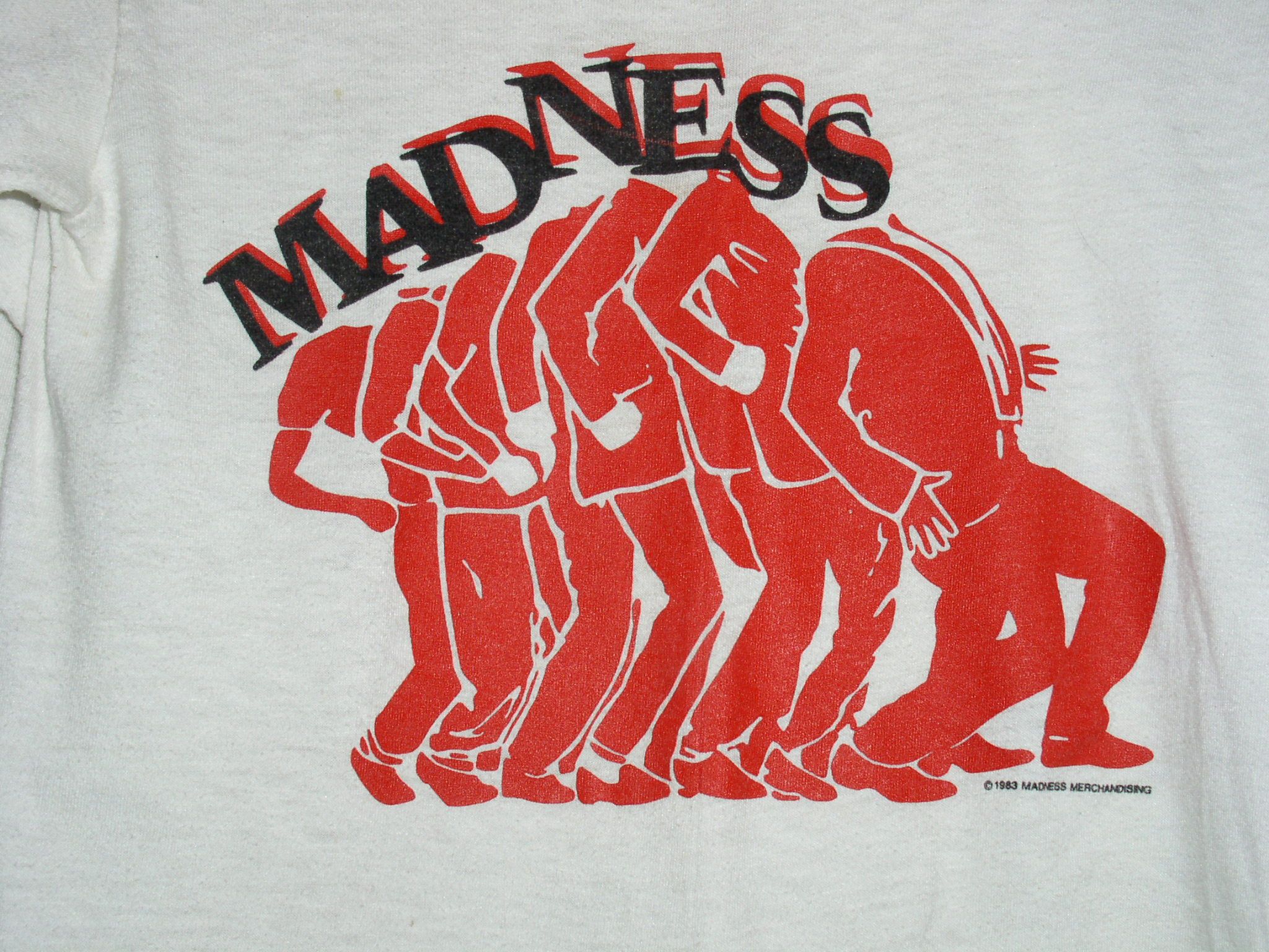 Band Tees × Vintage Madness Concert Tour Shirt Vintage 1983 Single Stitched Size US S / EU 44-46 / 1 - 3 Thumbnail