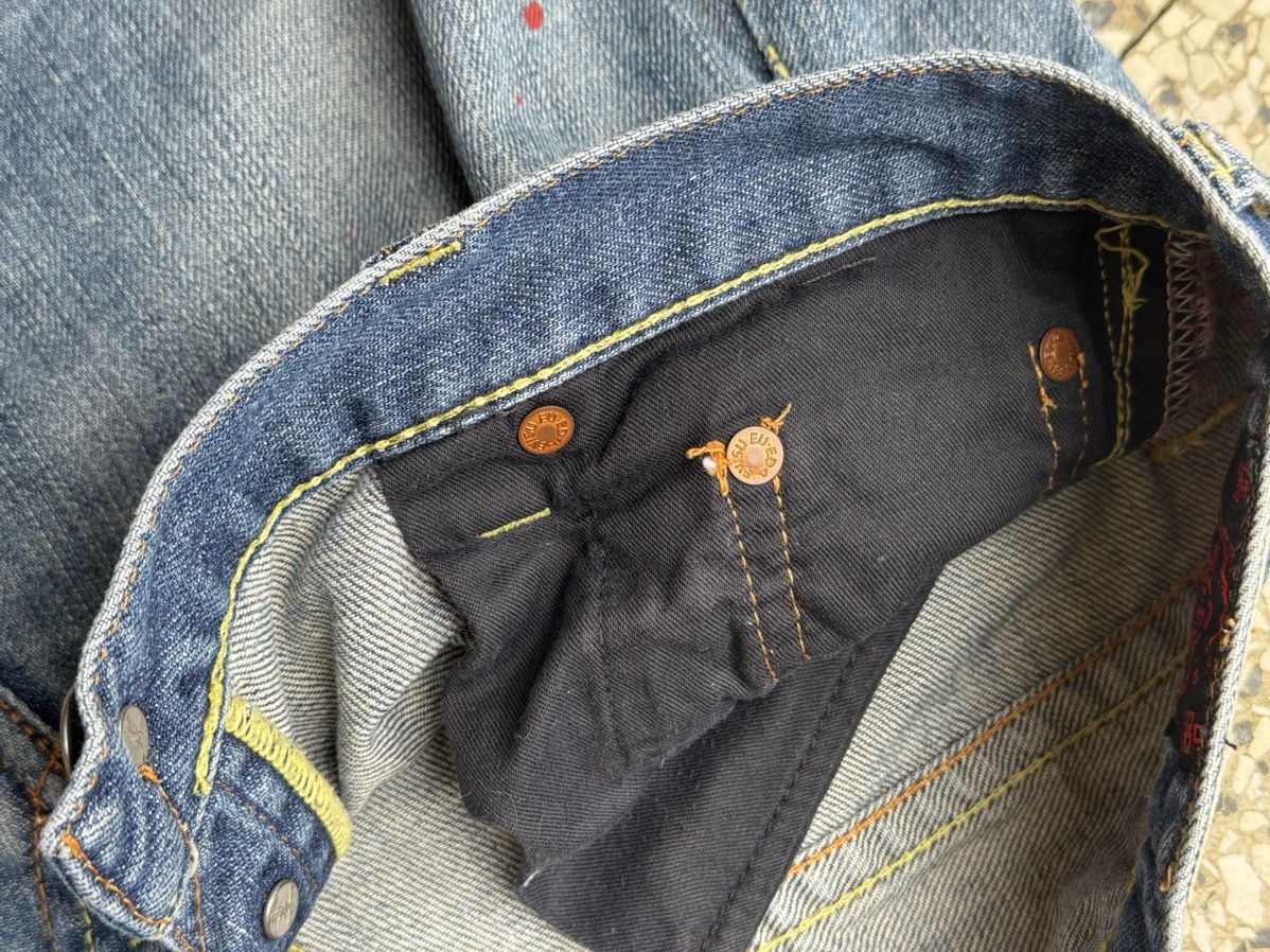 Evisu × Japanese Brand Evisu Hokusai painter and seagull print jeans Japan y2k Size 28" / US 6 / IT 42 - 10 Thumbnail