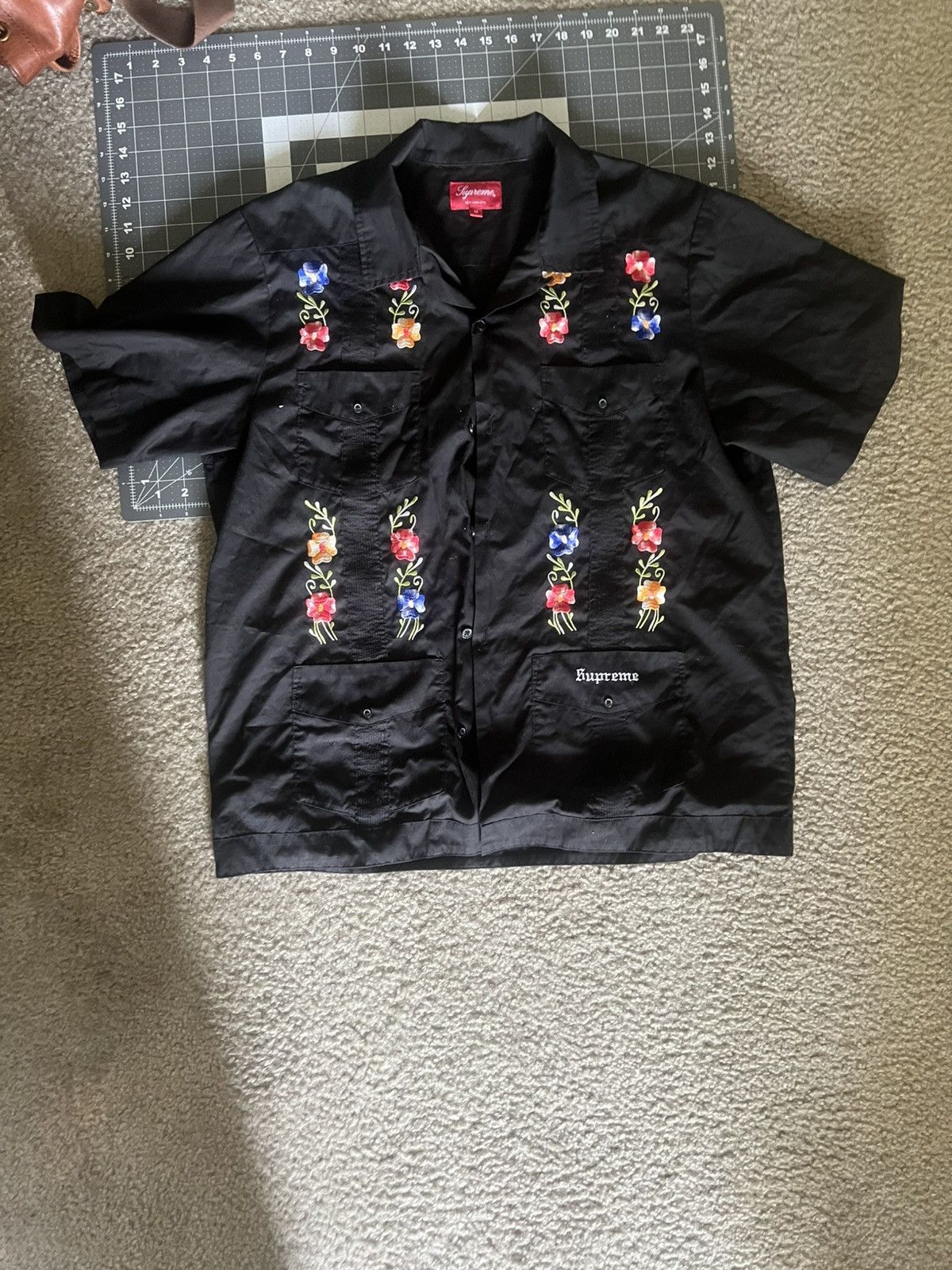 Supreme Flowers Guayabera Shirt