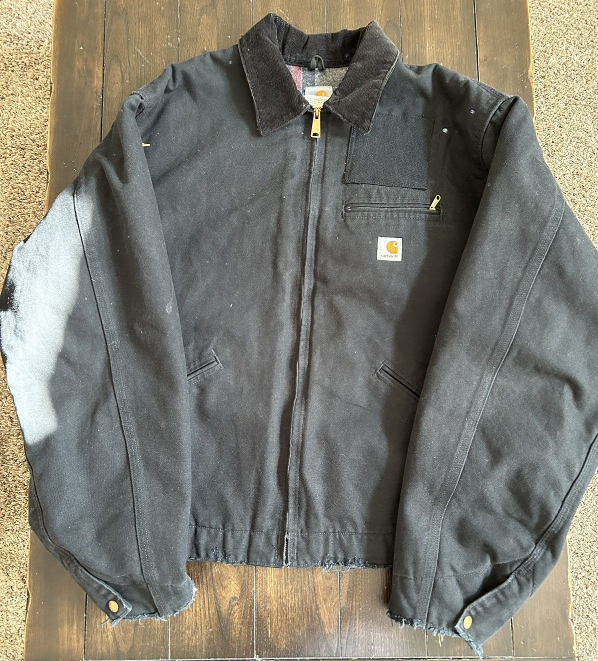 image of Black Carhartt Detroit Jacked, Men's (Size XL)