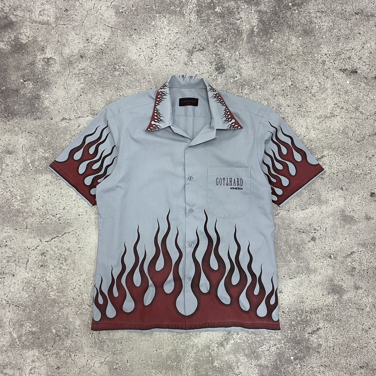 Band Tees Vintage 90s Gotthard Homerun rock band flame shirt rock y2k Size US XL / EU 56 / 4 - 1 Thumbnail