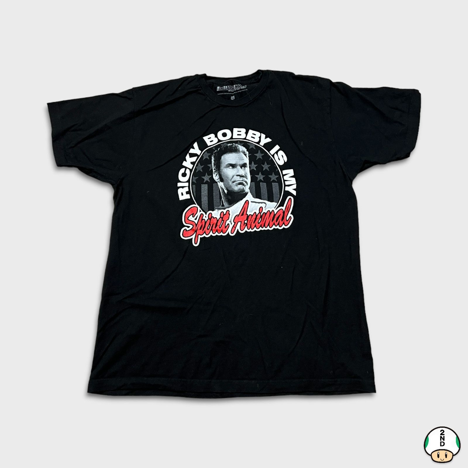 Vintage 2018 Talladega Nights T Shirt XL Black Ricky Bobby Movie Tee Size US XL / EU 56 / 4 - 1 Thumbnail