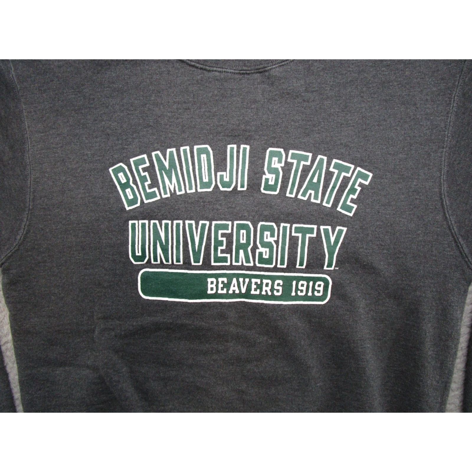 Champion Bemidji State University BSU Beavers Spell Out Gray Sweatshirt Mens Size S Size US S / EU 44-46 / 1 - 2 Thumbnail