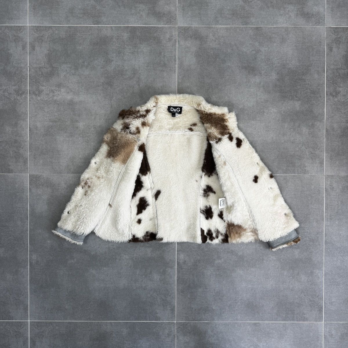 Dolce & Gabbana Dolce & Gabbana Shearling Sheepskin Leather Jacket Fur Trim Size S / US 4 / IT 40 - 13 Thumbnail