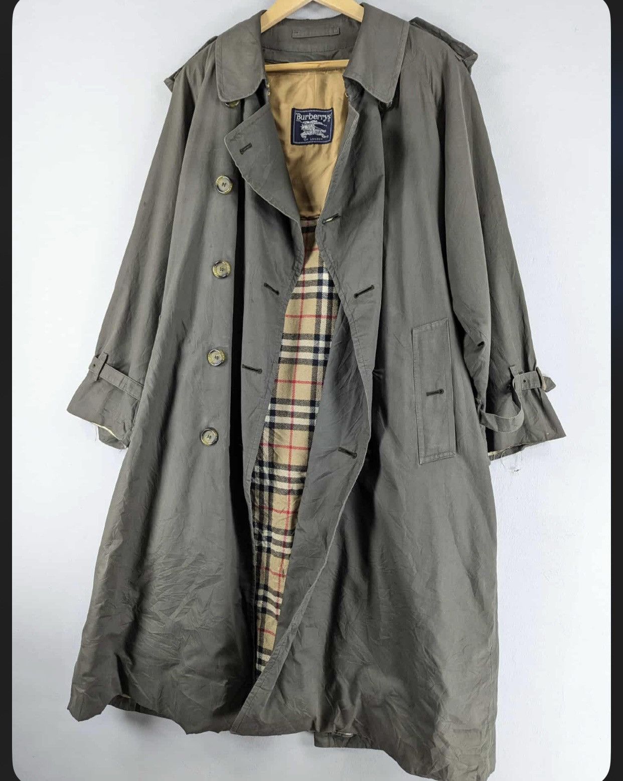 Burberry Prorsum 🔥VTG BURBERRY TRENCH COATS DOUBLE BREAST Size US L / EU 52-54 / 3 - 2 Thumbnail