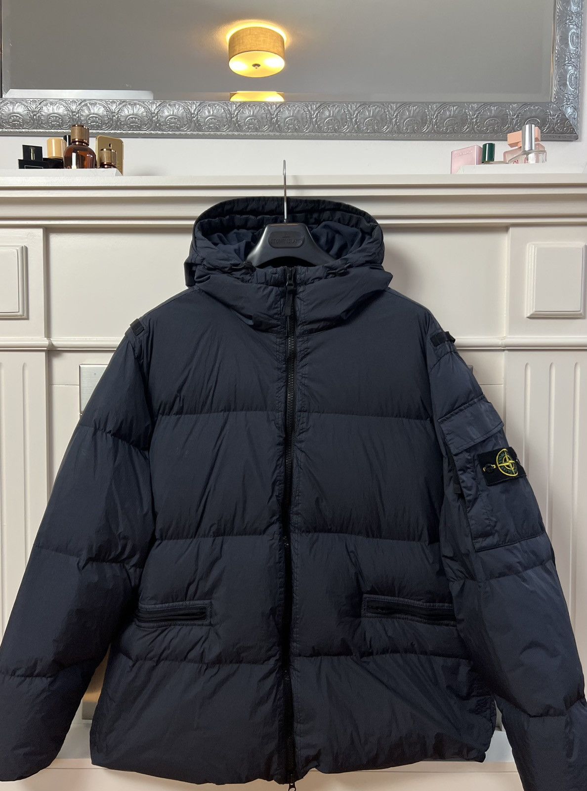 Stone Island Stone Island | Garment Dyed R-NY Down | Dark Navy | Size XXL Size US XXL / EU 58 / 5 - 2 Thumbnail