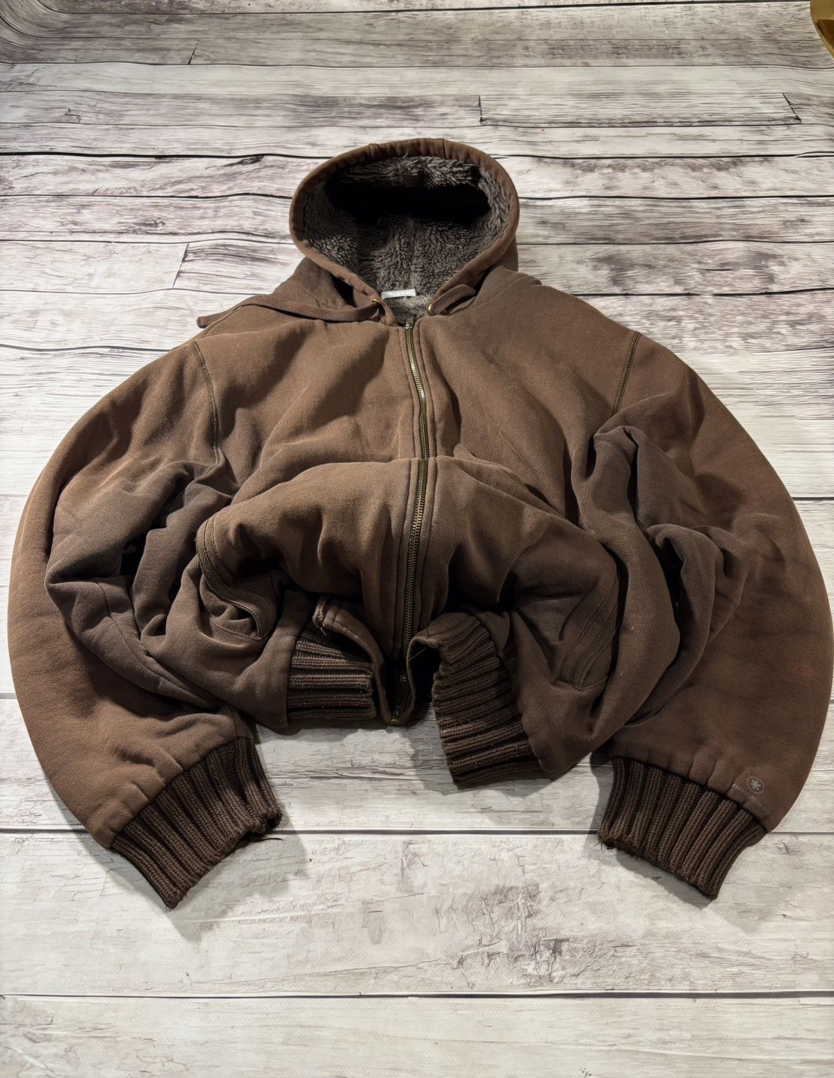 Carhartt × Hysteric Glamour × Vintage VINTAGE Y2K CARHARTT STYLE WASHED BROWN TRAVIS FUR HOODIE Size US L / EU 52-54 / 3 - 1 Thumbnail