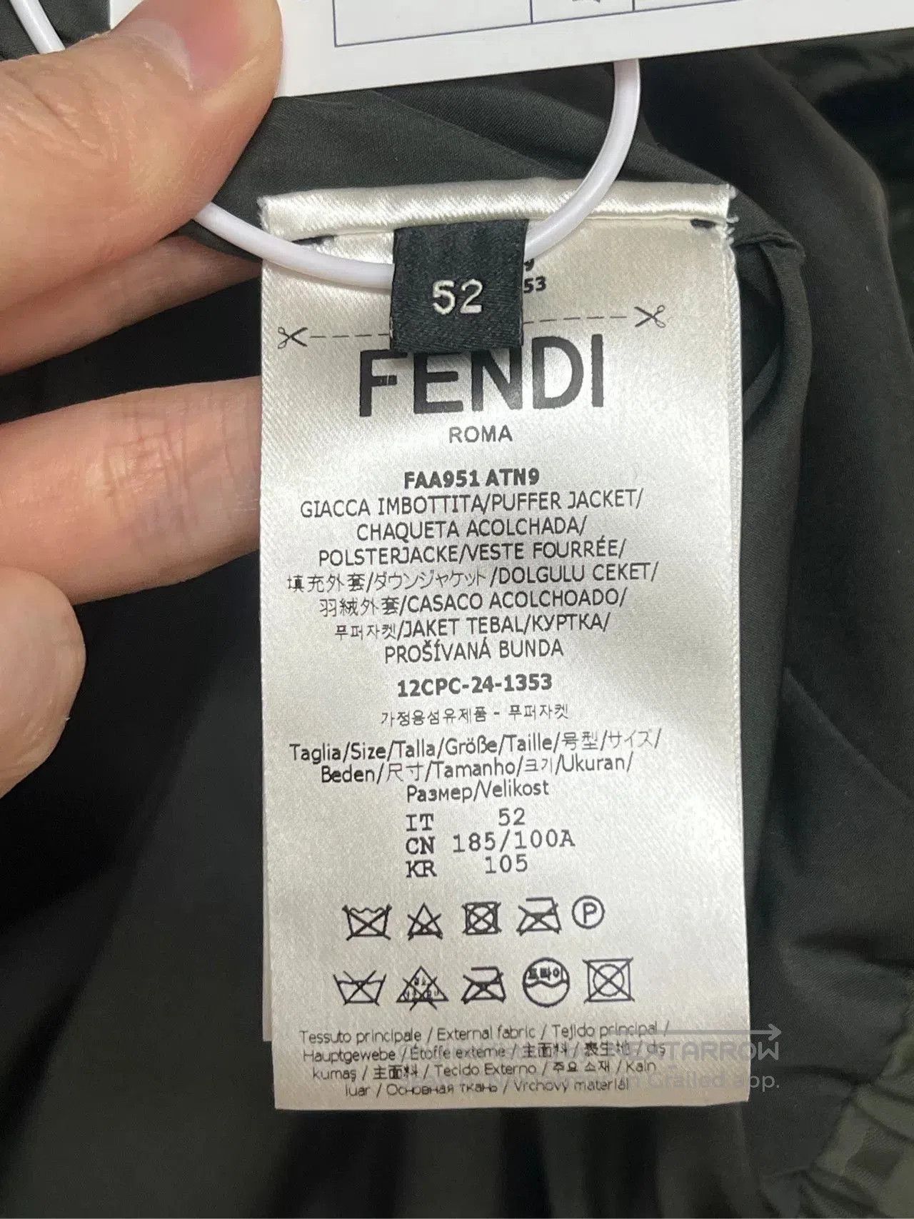 Fendi Fendi All-Over Print Jacket. Size US L / EU 52-54 / 3 - 4 Thumbnail