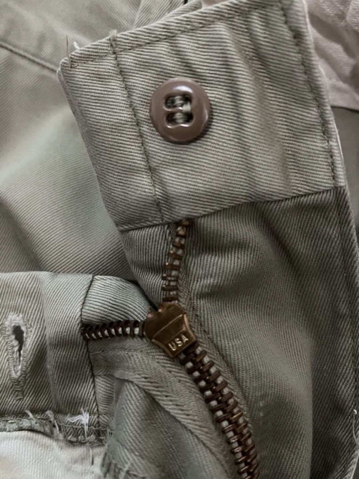 Other VINTAGE 60s US ARMY KHAKIS ISSUED Size US 30 / EU 46 - 4 Thumbnail