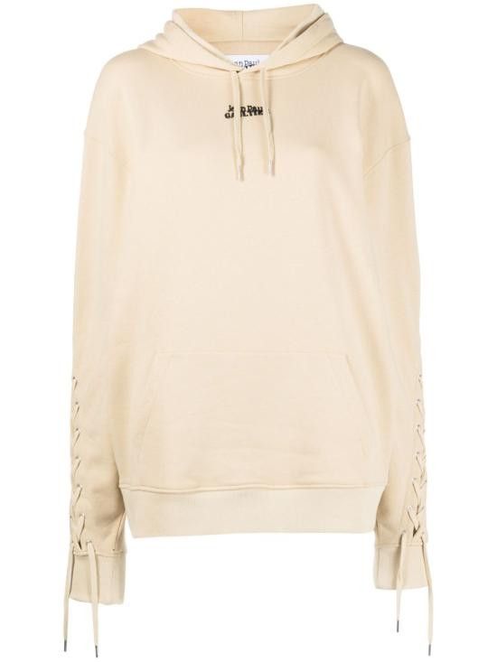 Jean Paul Gaultier JEAN PAUL GAULTIER Women Hoodies SW021B J03368 Beige Size XS / US 0-2 / IT 36-38 - 1 Thumbnail