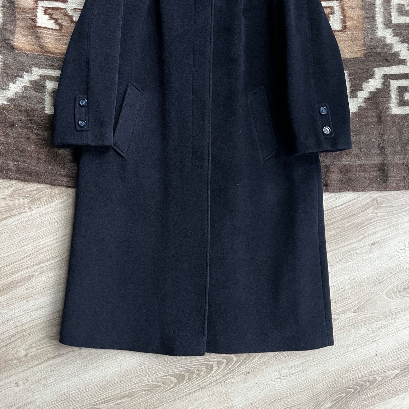 Vintage Gotz Modell Plazenta Super Cashmere Wool Belted Coat 9688AC Size XL / US 12-14 / IT 48-50 - 5 Thumbnail