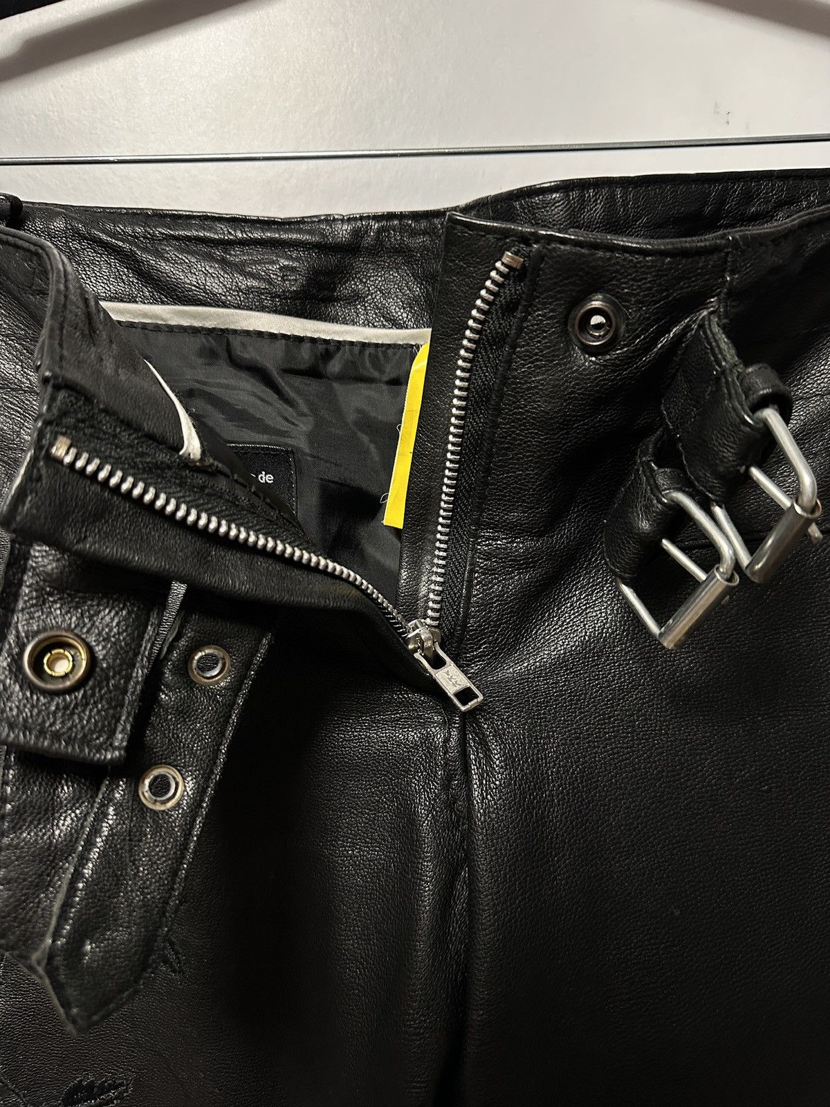 Other Leather pants with embroidery for women size M motorcycle Size 27" / US 4 / IT 40 - 11 Thumbnail