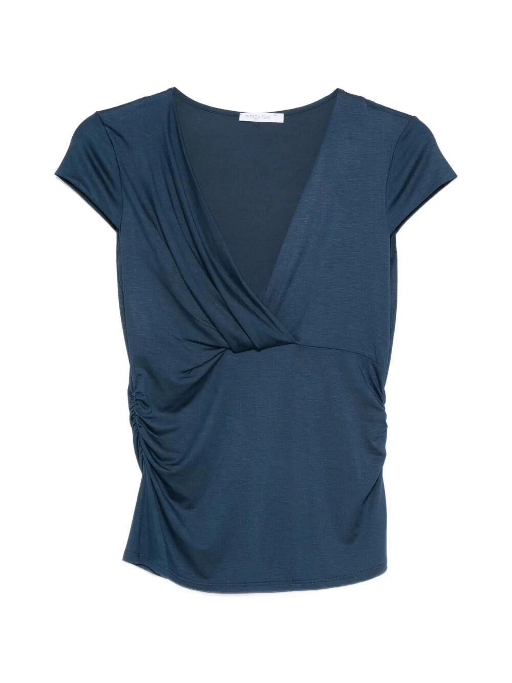 Patrizia Pepe V-Neck T-Shirt Size XS / US 0-2 / IT 36-38 - 1 Thumbnail