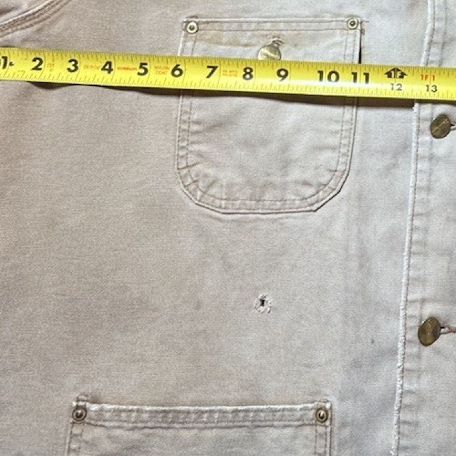 Carhartt Vintage 90’s Carhartt Chore Jacket XL Blanket Lined TAN Size US XL / EU 56 / 4 - 23 Thumbnail