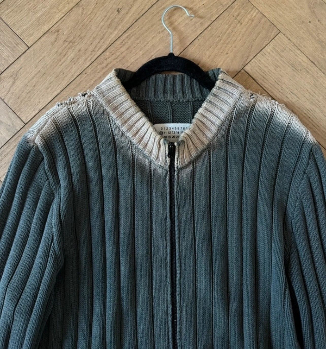 image of Maison Margiela Martin Margiela Ss06 Zip Comionneur Jacket in Stone Washed Black, Men's (Size Large