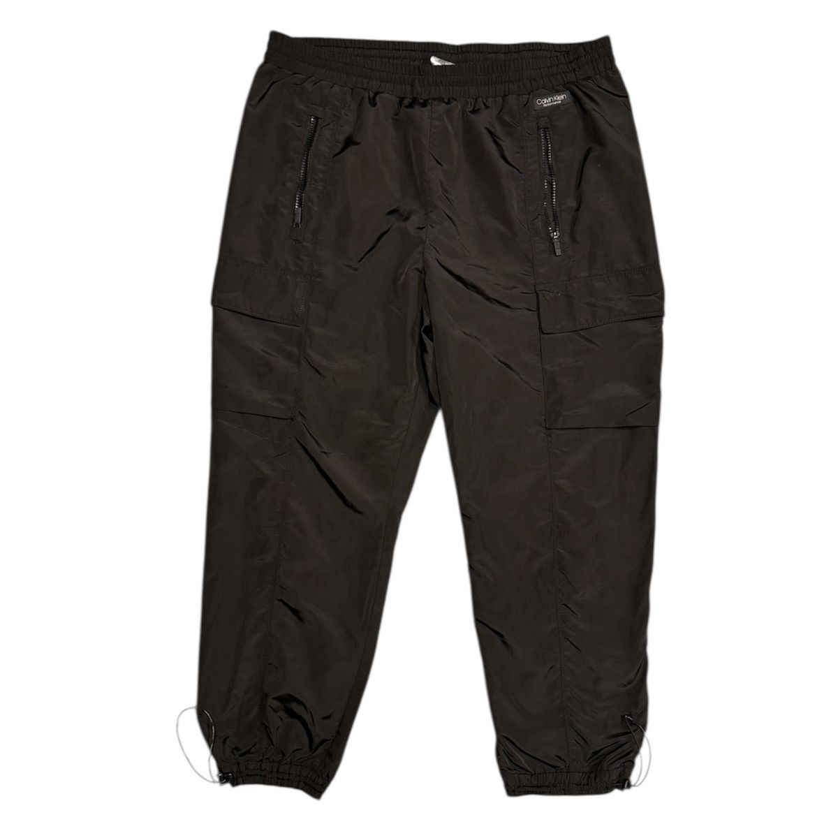 Calvin Klein CALVIN KLEIN Black Performance Tech Cargo Joggers - cord leg Size US 40 / EU 56 - 1 Thumbnail