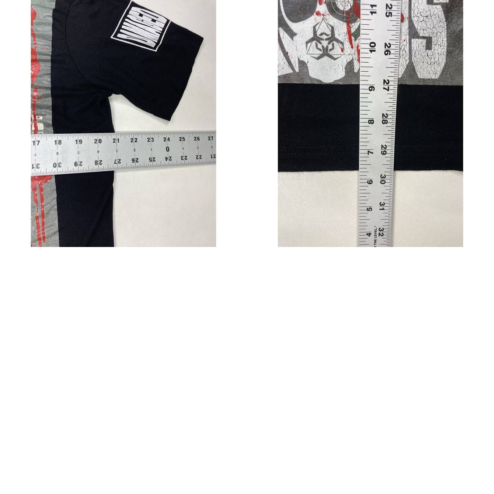 Vintage Damaged Goods Guns Kill Graphic T-shirt Men Medium Black Shirt Mens Size US M / EU 48-50 / 2 - 9 Thumbnail