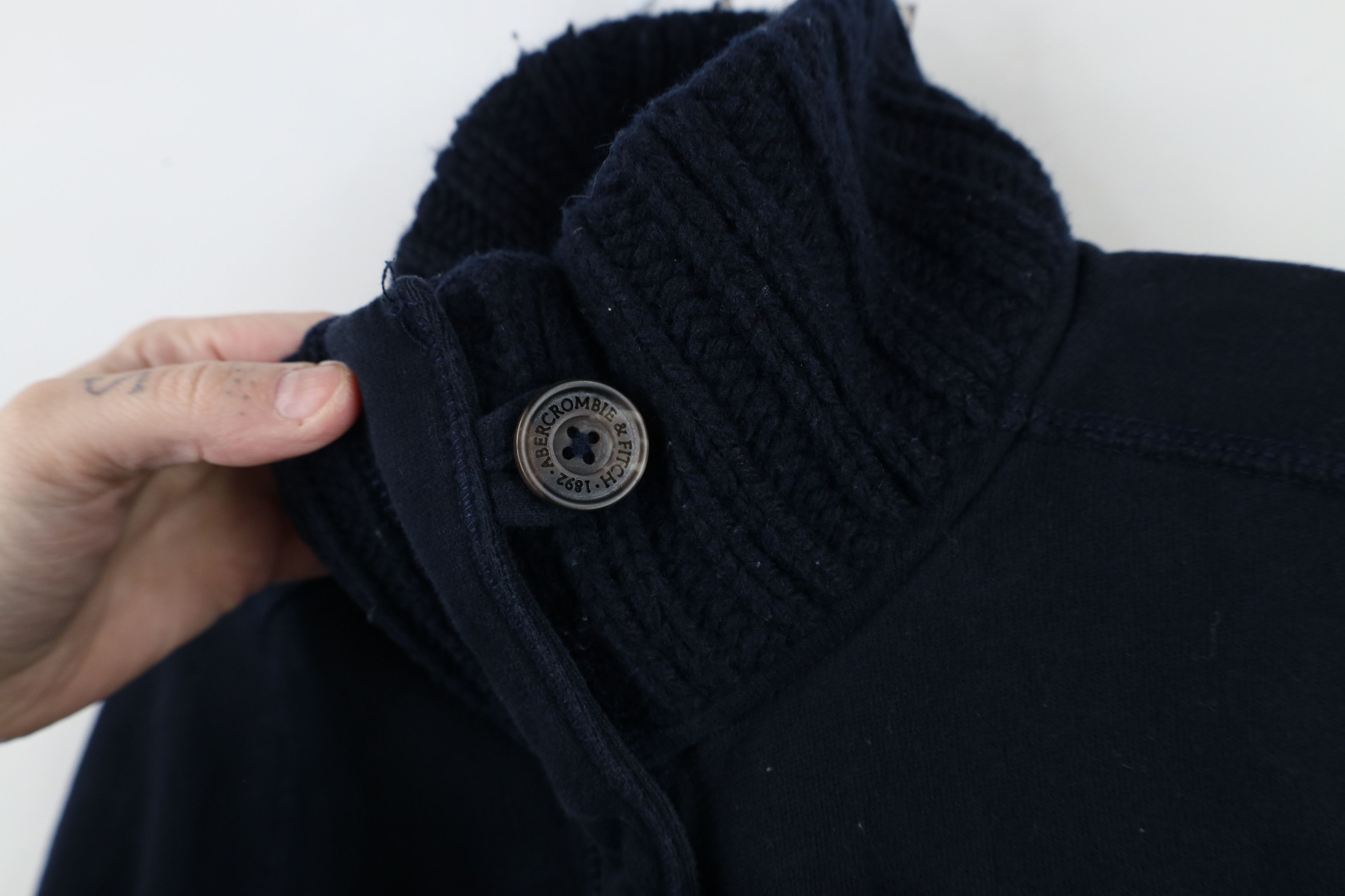 Abercrombie & Fitch × Vintage Vintage 90s Y2K Abercrombie & Fitch Cardigan Sweater Blue Size XS / US 0-2 / IT 36-38 - 5 Thumbnail